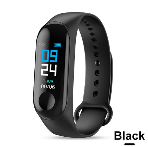 Compatible With , Smart Bracelet Heart Rate And Blood Pressure Exercise Meter Step Information Push Smart Reminder Color Bracelet view 3