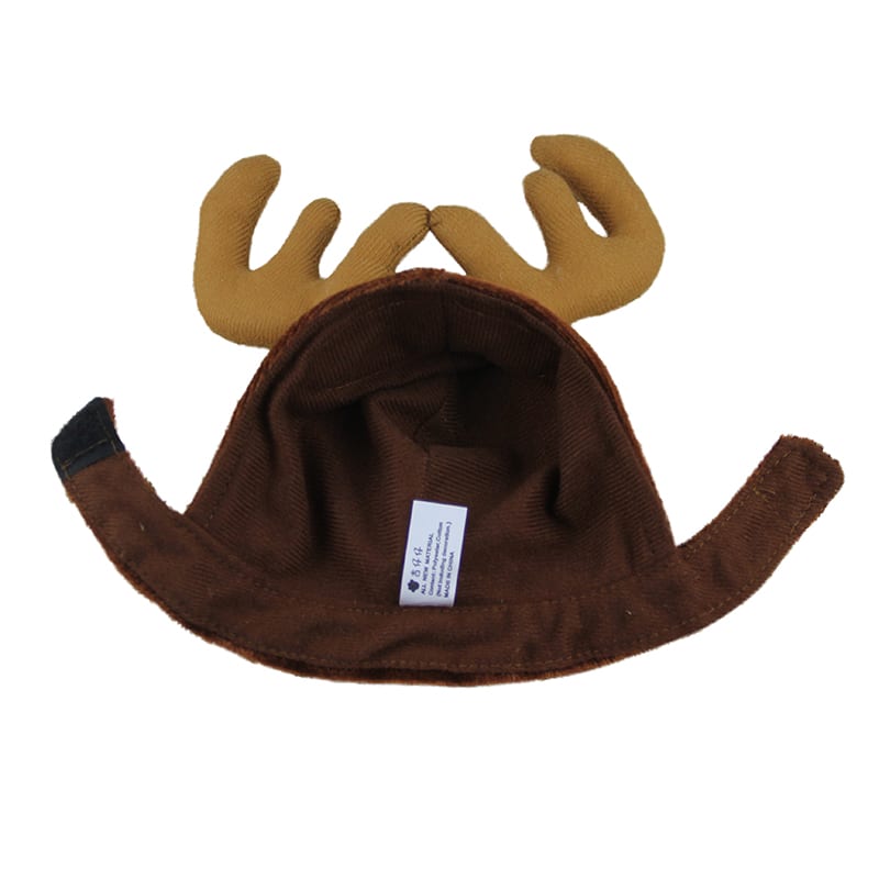 Christmas Pet Cat Dog Elk Deer Hat Reindeer Headband Cap view 5