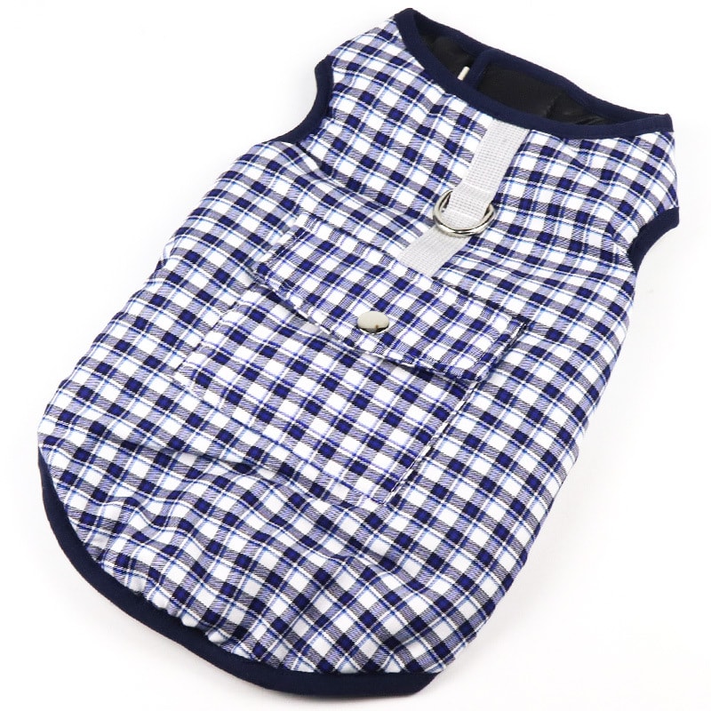 Medium and large dog padded vest view 4