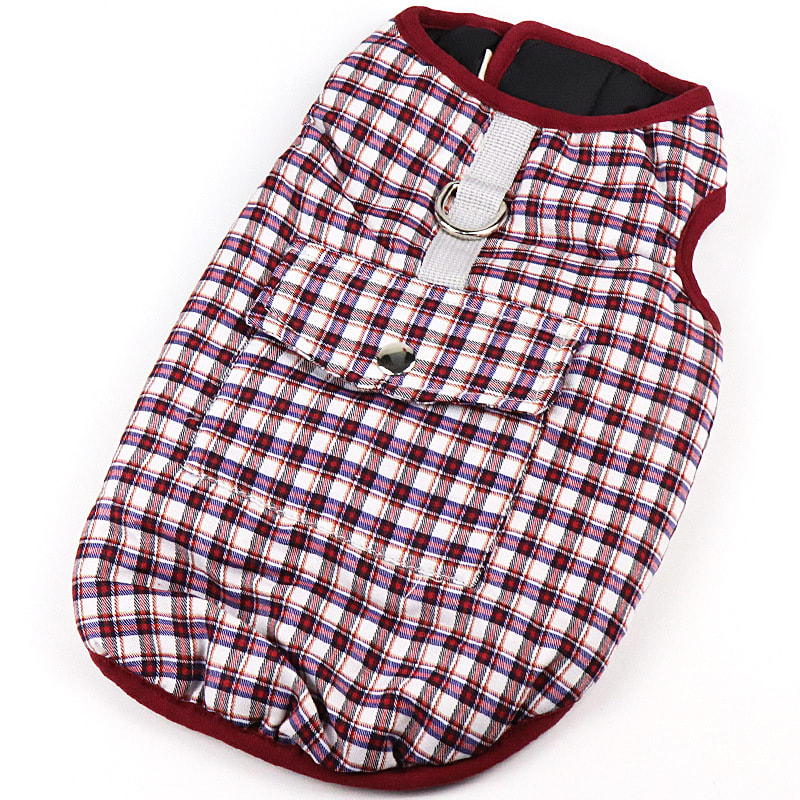 Medium and large dog padded vest view 5