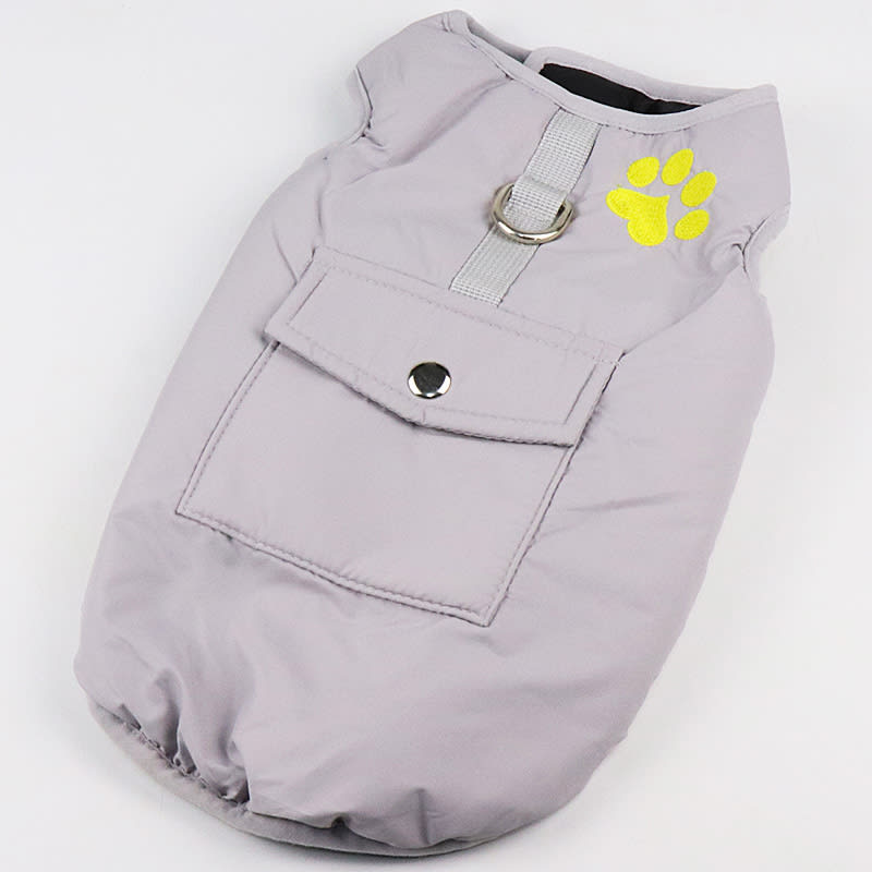 Medium and large dog padded vest view 6
