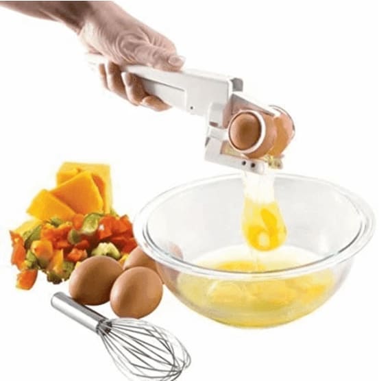 Egg Shell Cracker Handheld Plastic Egg Breaker Egg Opener Creative Egg Separator Tool Kitchen Gadgets view 5