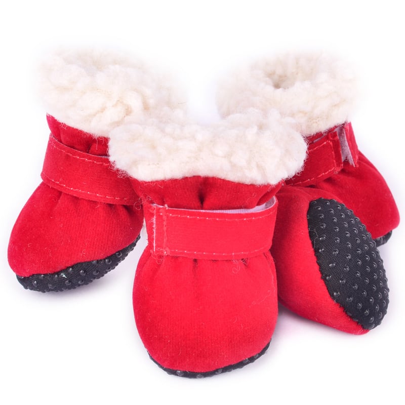 Waterproof Winter Dog Boots Socks Pet Dog Shoes Anti-slip Puppy Cat Rain Snow Booties Footwear For Small Dogs view 10