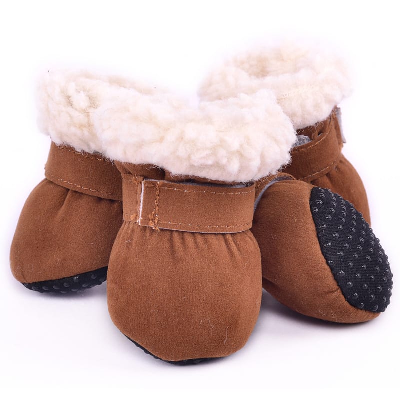 Waterproof Winter Dog Boots Socks Pet Dog Shoes Anti-slip Puppy Cat Rain Snow Booties Footwear For Small Dogs view 9