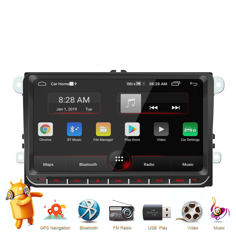 Car White Variable Case MP5 Android GPS Navigation Player view 5