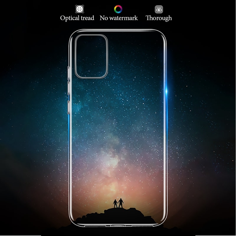 Air bag transparent soft silicone mobile phone case view 5