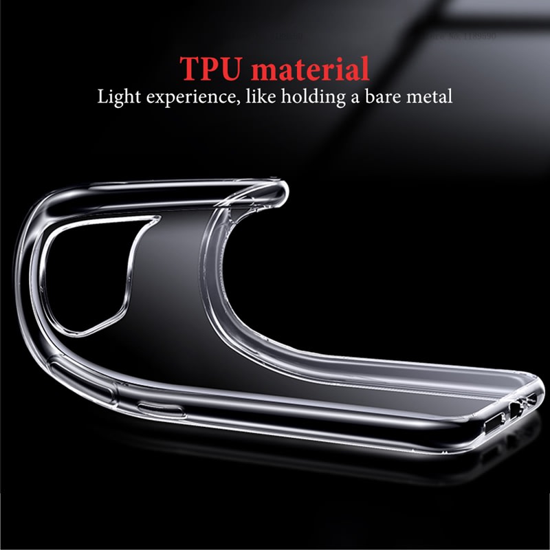 Air bag transparent soft silicone mobile phone case view 4
