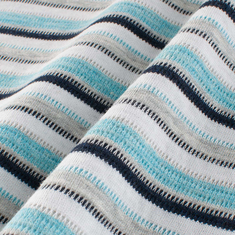 Summer Boys Short-Sleeved Striped T-Shirt view 4