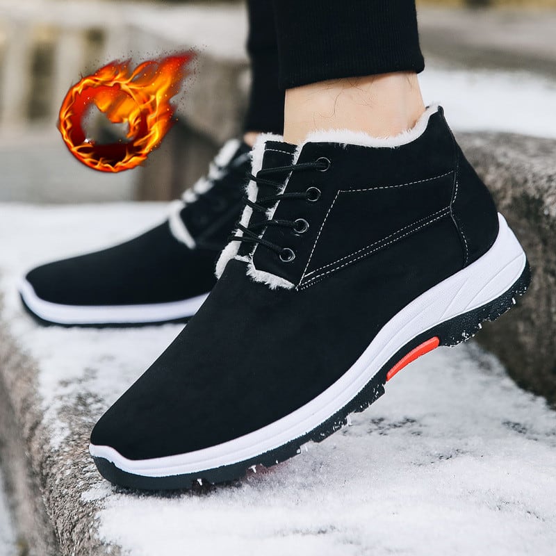 Thickened cotton shoes in winter view 1