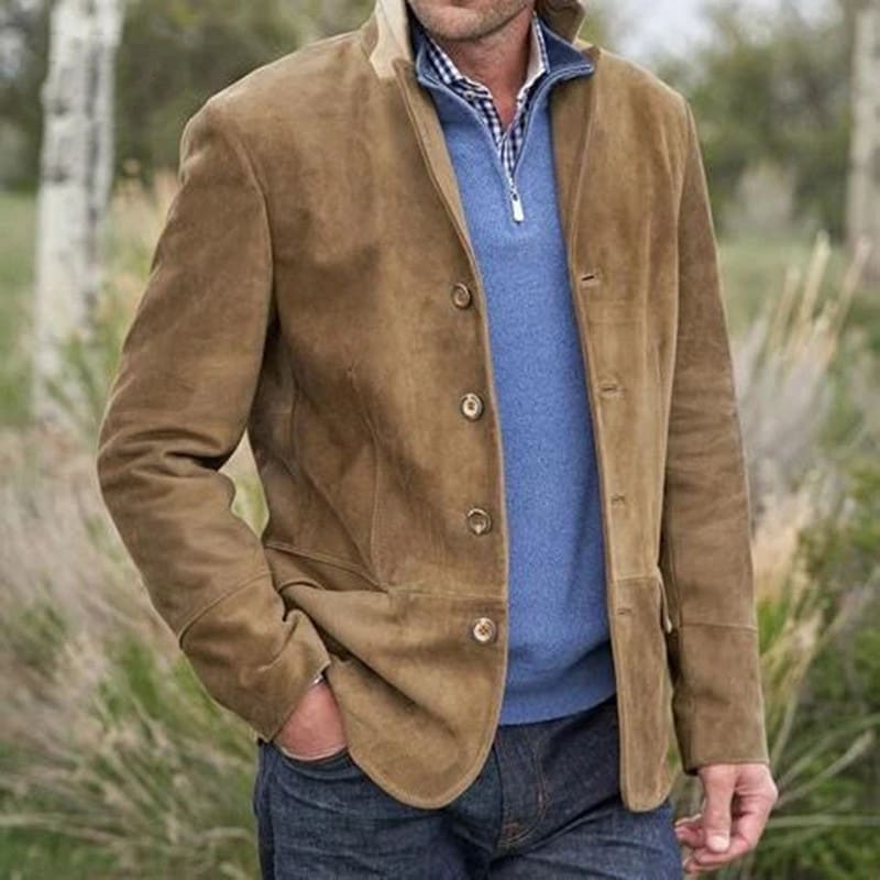 European And American Men's New Retro Casual Jacket view 2