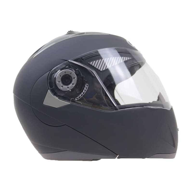 Double lens anti-fog face helmet view 2