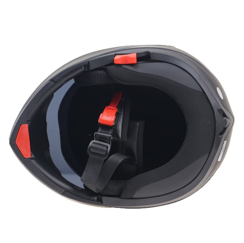 Double lens anti-fog face helmet view 3
