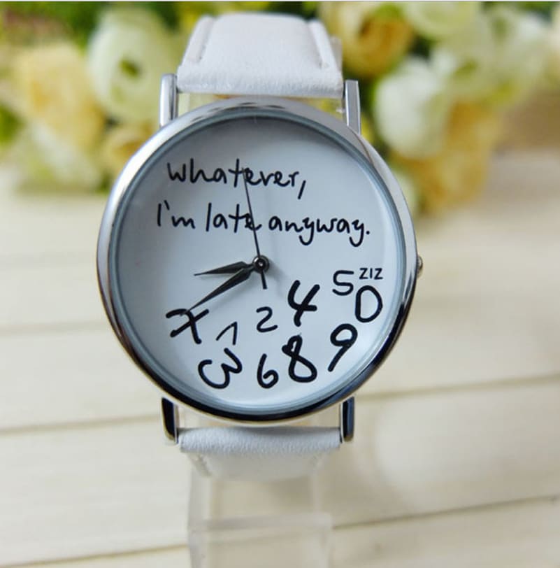 Fashion Casual Geneva Women's Belt Watch Irregular Digital Men's Watch Leather Belt Watch view 2