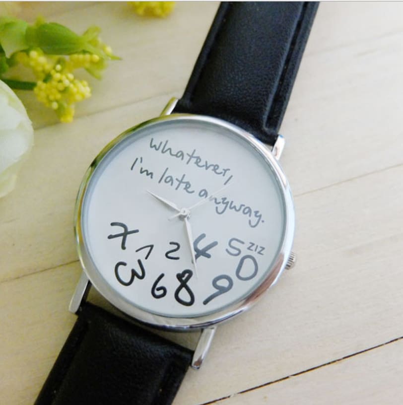 Fashion Casual Geneva Women's Belt Watch Irregular Digital Men's Watch Leather Belt Watch view 1