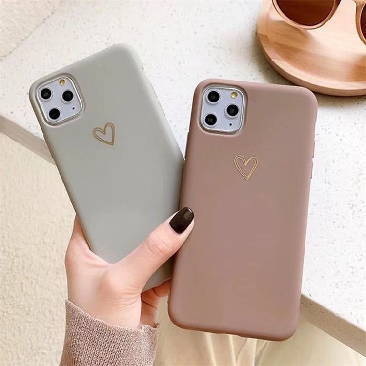 Compatible with Apple, Simple small love iPhone case view 5