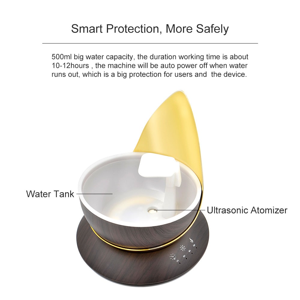 Creative Water Drop Aroma Diffuser Home Ultra-quiet view 3