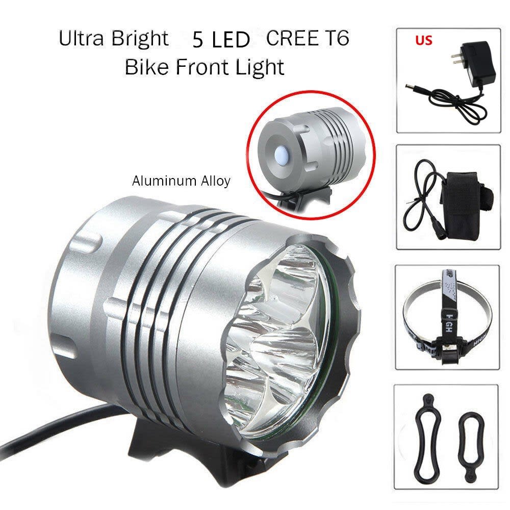 LED Mountain Bike Headlight 5T6 Bicycle Light view 4