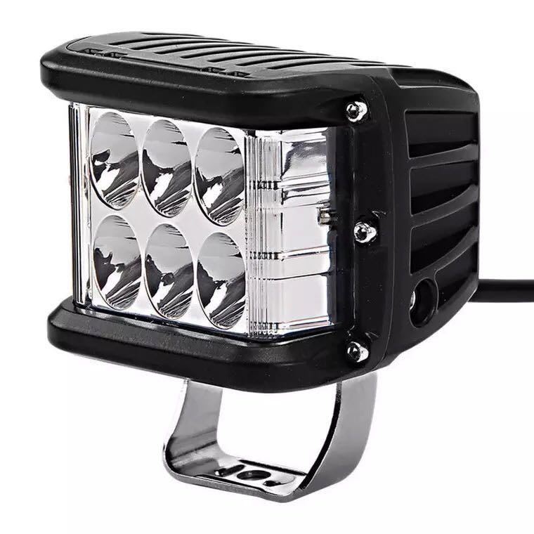 Motorcycle side flash 36W work light view 5