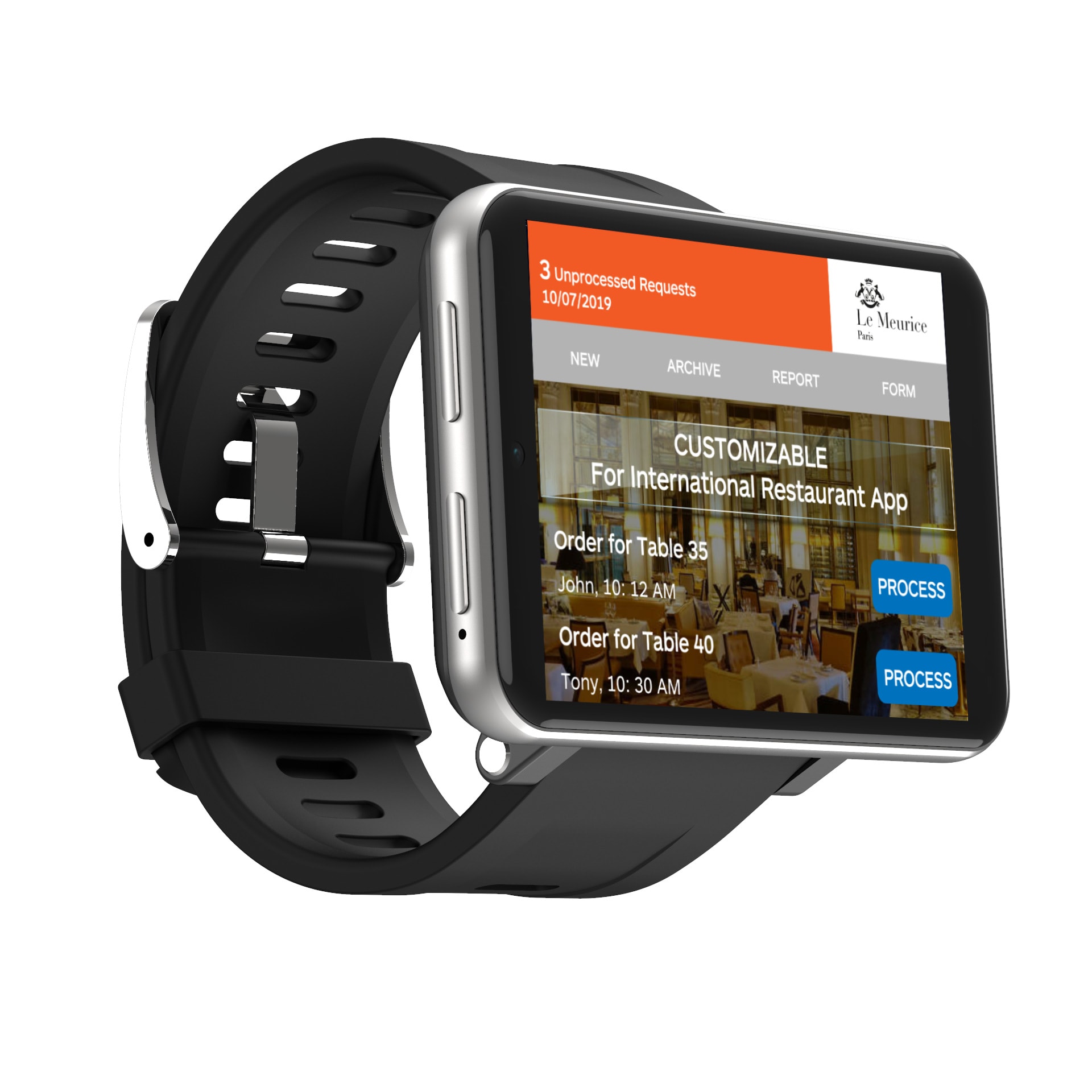 Big screen smart watch view 5