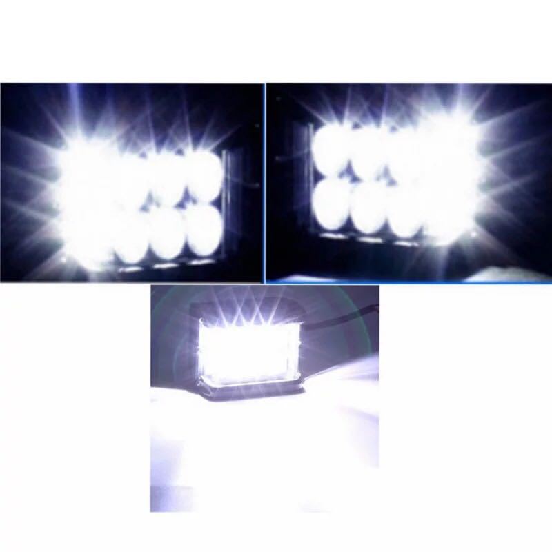 Motorcycle side flash 36W work light view 3