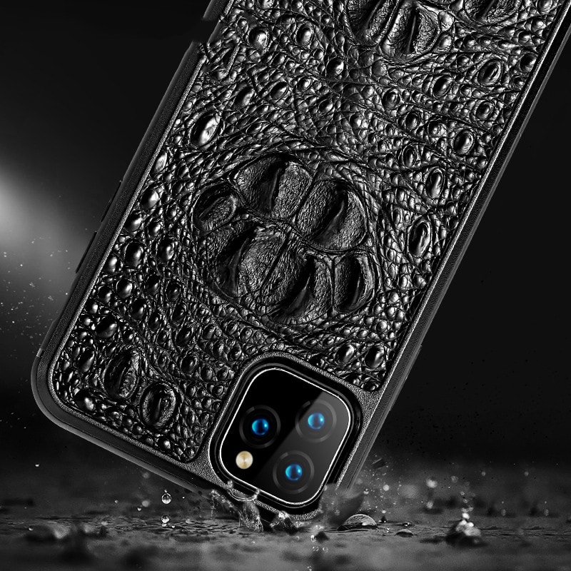 Compatible with Apple, Compatible with Apple , IPhone11 Protective Case Xr High-End Pattern Xs Leather Case view 2