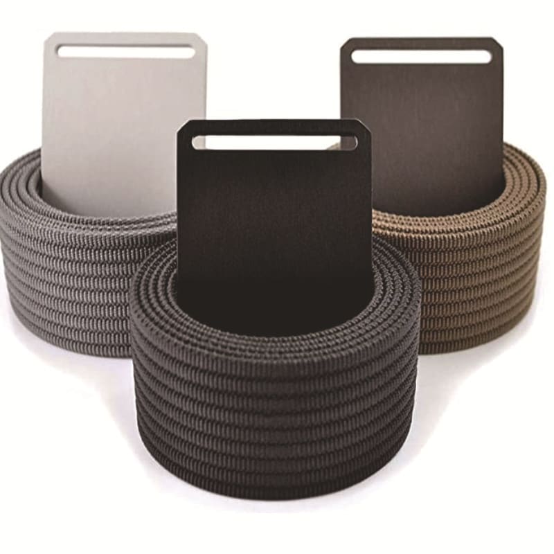 Woven Nylon With Canvas Adjustable Leisure Belt view 3