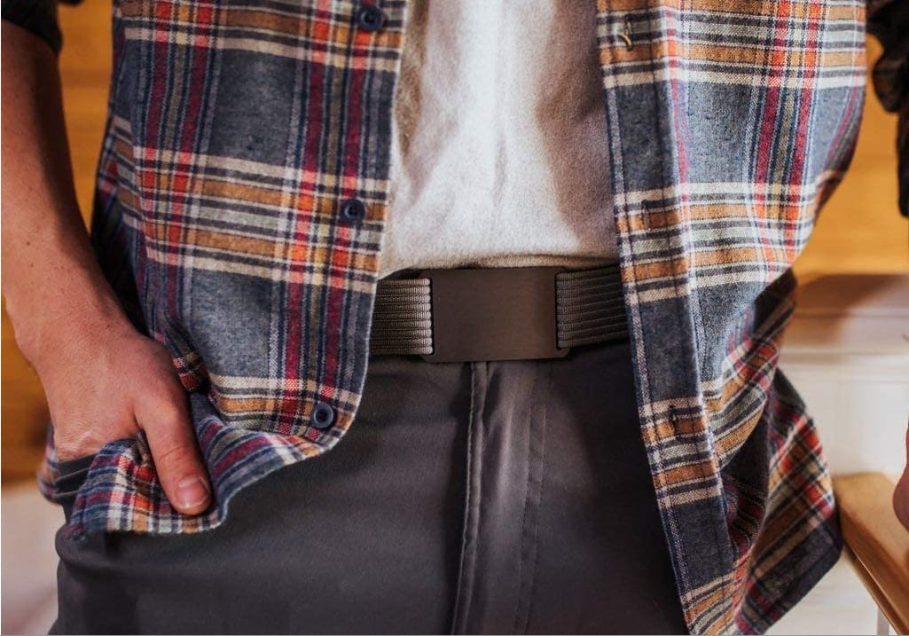 Woven Nylon With Canvas Adjustable Leisure Belt view 2