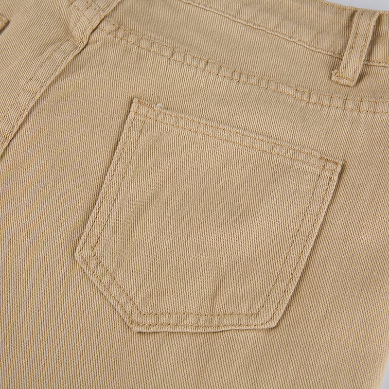 Spice Girl Style High Waist Slim Jeans Bell Bottoms view 15
