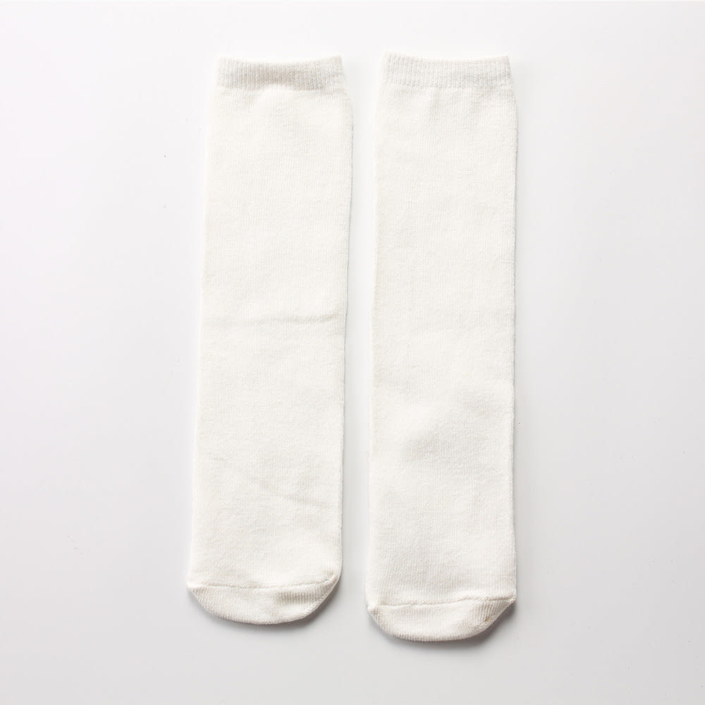 Straight Heelless Children's Pile Of Socks Solid Color view 14