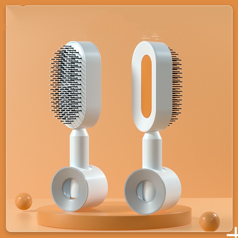 Self Cleaning Hair Brush For Women One-key Cleaning Hair Loss Airbag Massage Scalp Comb Anti-Static Hairbrush view 81