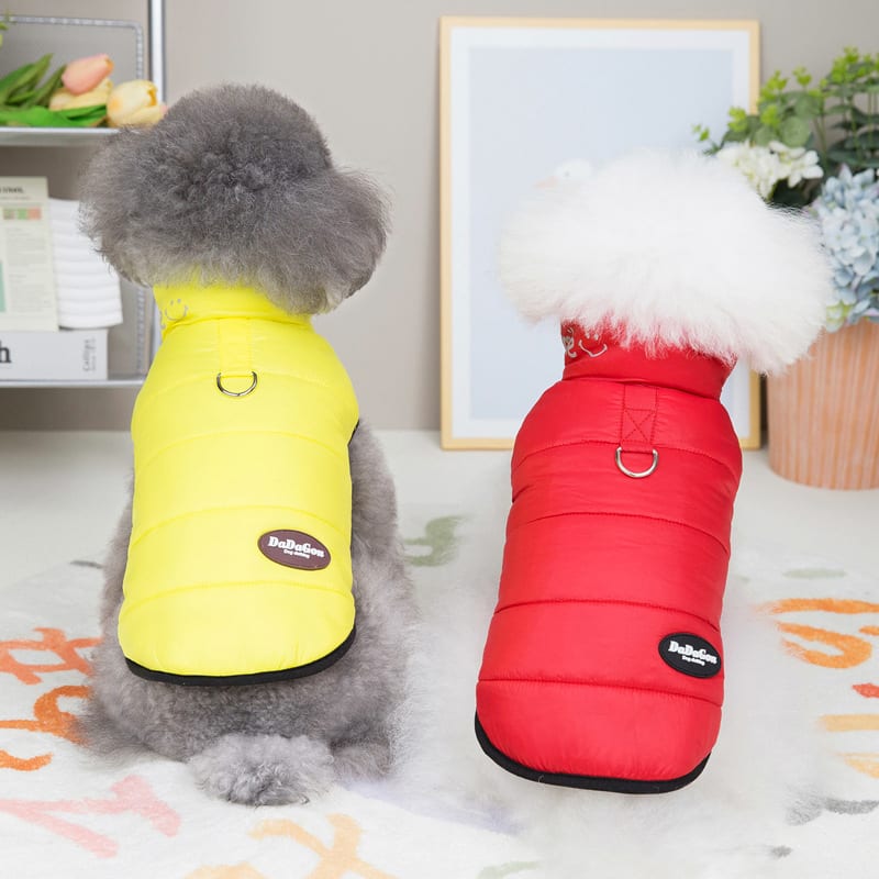 Small Pet Clothing Two-legged Cotton-padded Clothes view 2