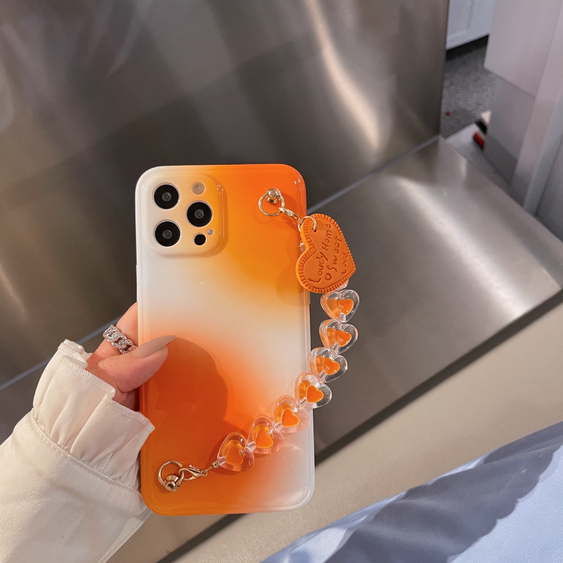 Hot Girl Love Wrist Chain Phone Case view 6