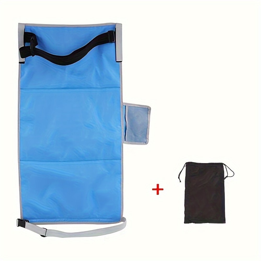 Portable Airplane Seat Extension Pad - Comfortable Nylon Travel Footrest For Enhanced Leg Support view 2
