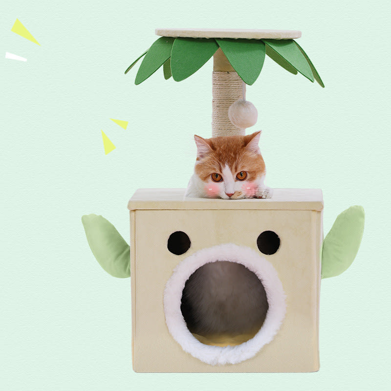 Playable And Sleepy Cat New Product Grinding Claw Toy Scratching Post view 3