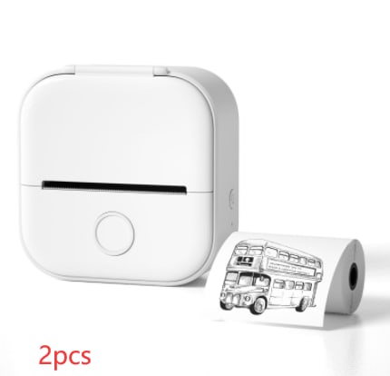 Portable Mini Thermal Label Printer Home Photo Printer Student Wrong Question Printer Bluetooth-compatible Mini Label Printer Price Tag view 25