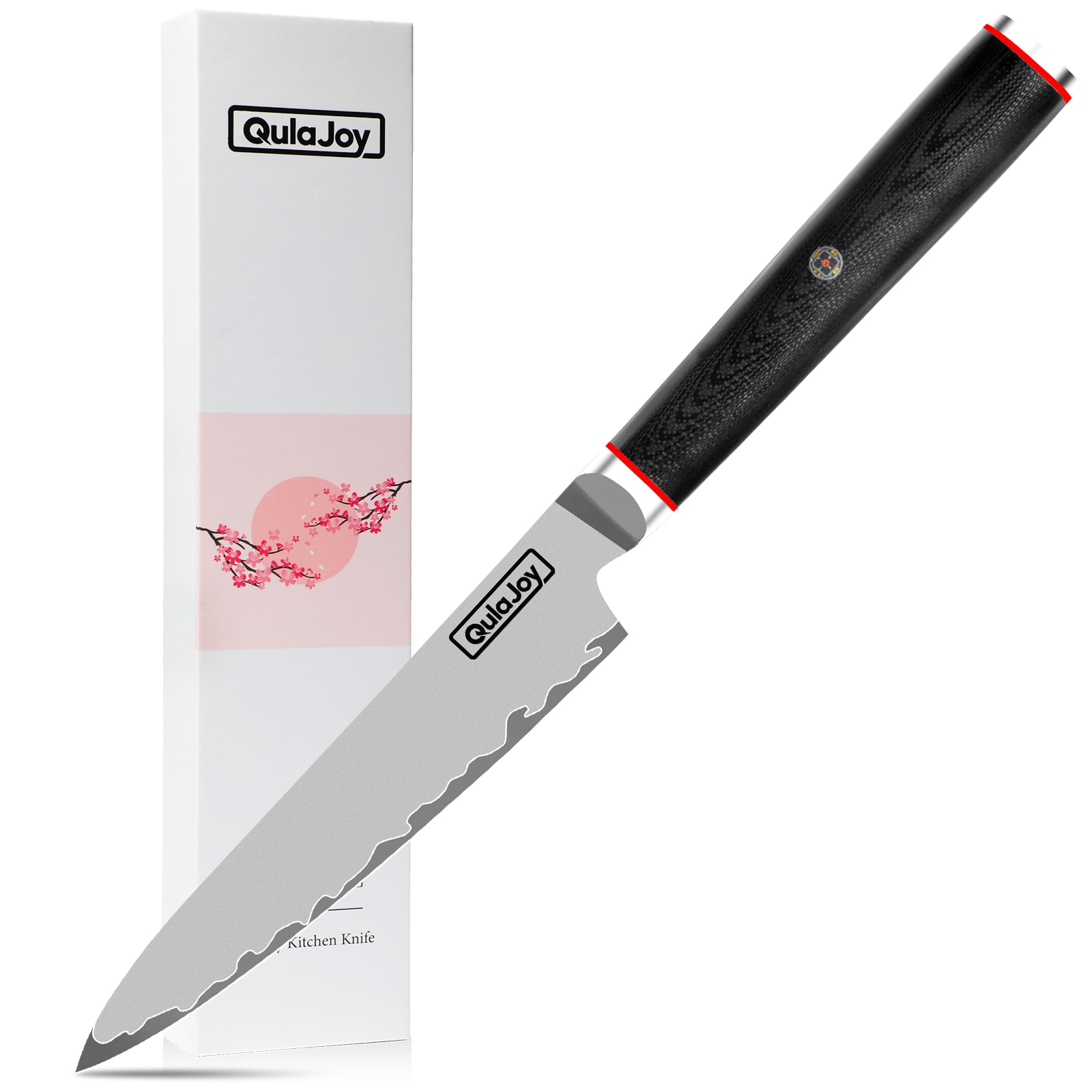 Qulajoy VG10 Chef Knife, Japanese 10Cr15MoV Steel Chefs Knives, Slicing Knife For Meat Vegetable view 8