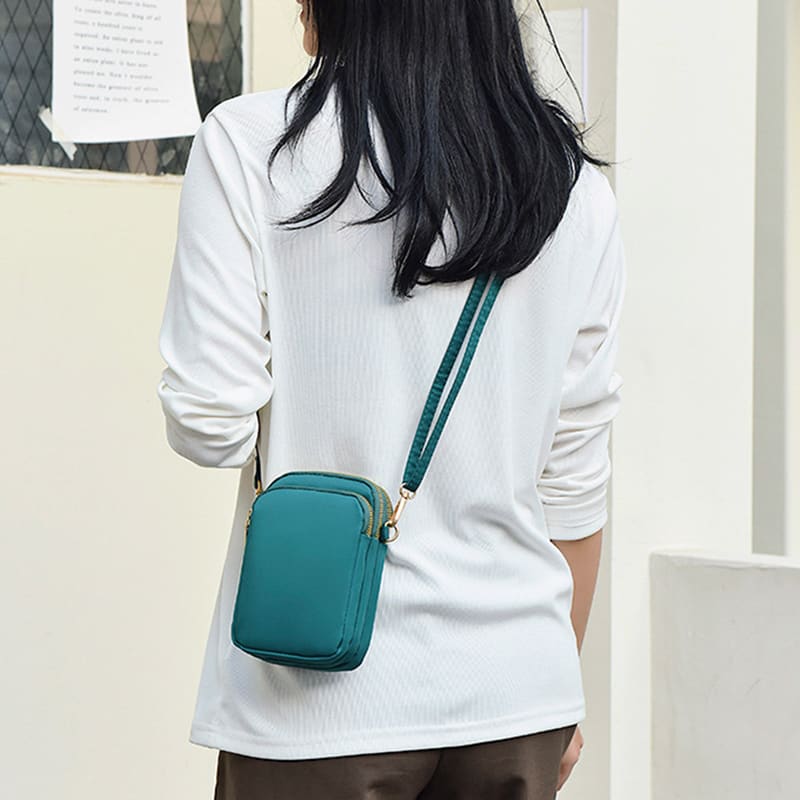 Small Shoulder Bags 3 Layers Of Pockets Mobile Phone Bag Outdoor Daily Crossbody Bag view 13