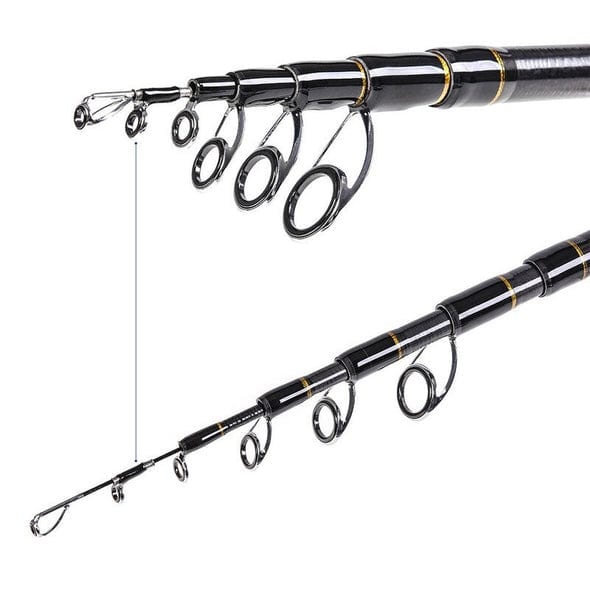 Carbon Telescopic Rod Sea Rod Fishing Tackle view 3