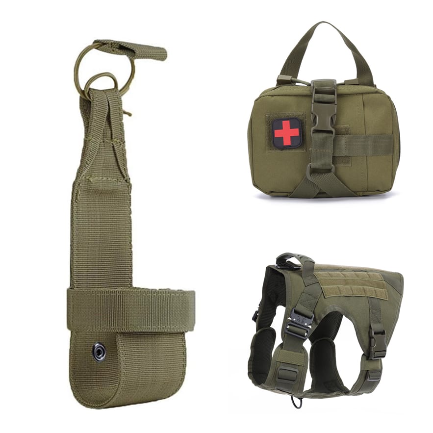 Tactical Dog Clothes Quick Disassembly Dog Vest Outdoor Pet Training Clothes view 31