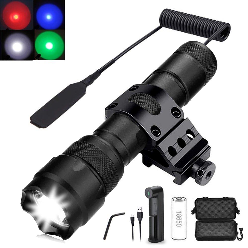 WF 502B T6 Flashlight Set Wire Control Aluminum Alloy view 2