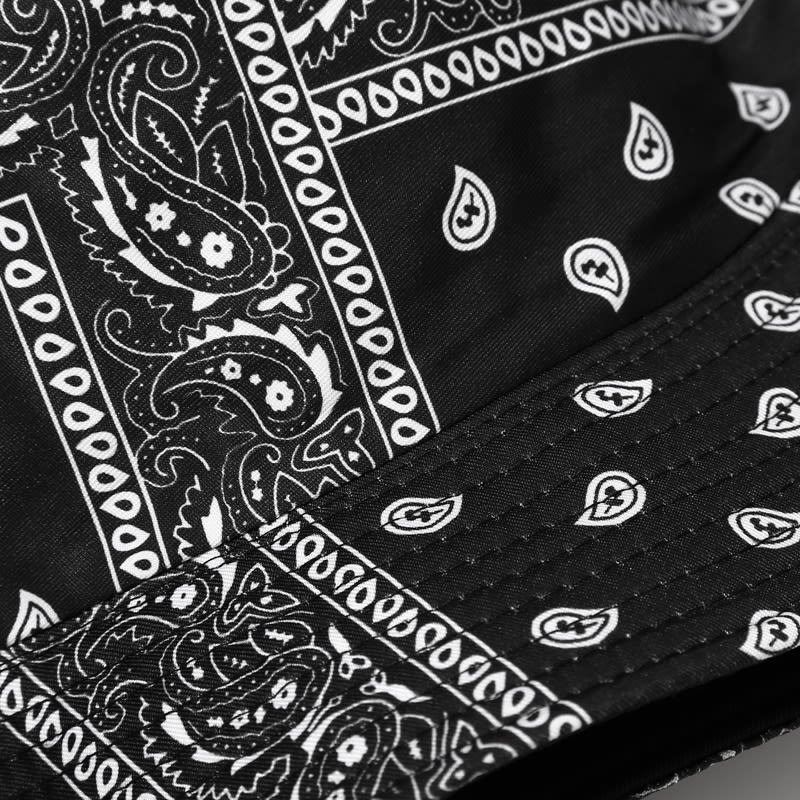 Bandana Print Bucket Hats With Multiple Colorways view 9