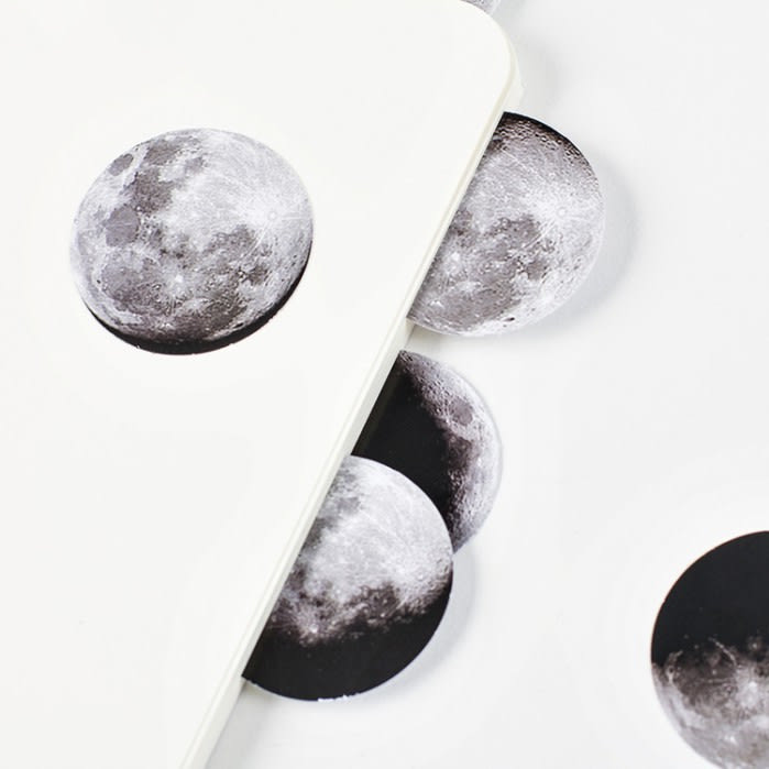 Boxed Stickers, Moon Phases, Calendar Planet, Hand Account Stickers, Stickers, Decorative Hand Account Materials view 5