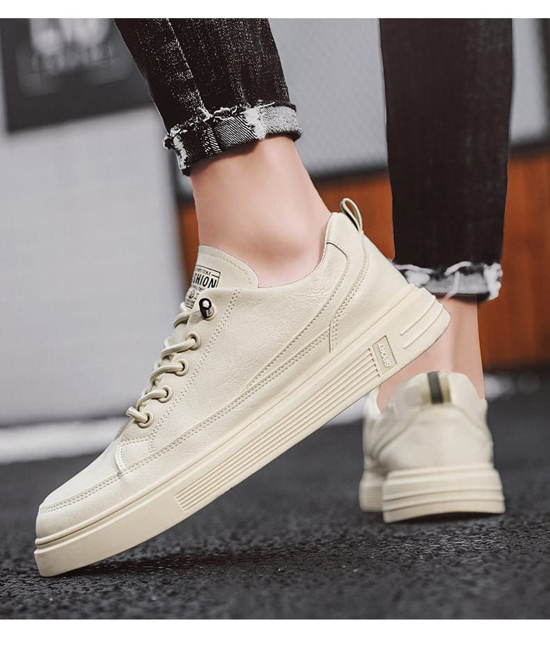 Korean Style Fashionable All-match White Shoes Men's Thin Casual Breathable Canvas Sneakers view 9