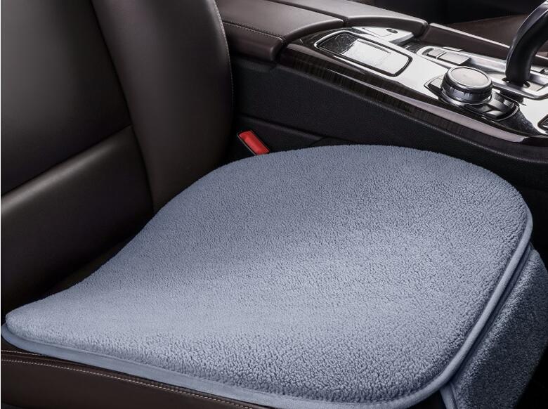Car Seat Cushion Fleece Plush Winter Seat Cushion Without Backrest Single Piece view 9