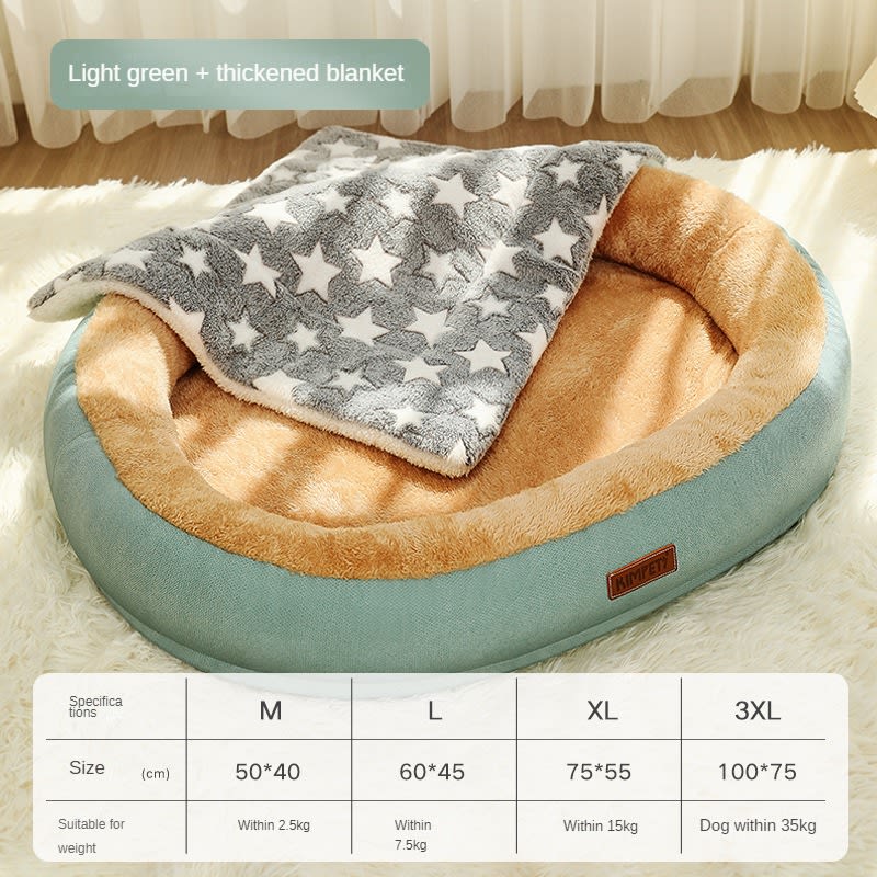 Removable And Washable Dog Bed Warm Cat Bed For Sleeping view 13