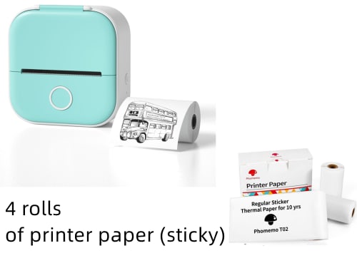 Portable Mini Thermal Label Printer Home Photo Printer Student Wrong Question Printer Bluetooth-compatible Mini Label Printer Price Tag view 22