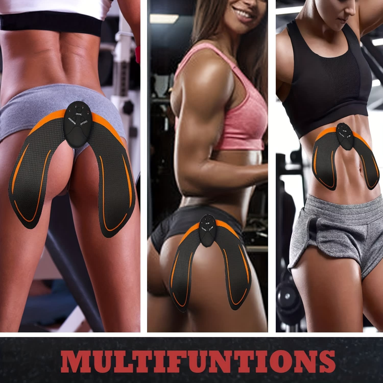Hip Trainer, Buttock Lift Massage Device Smart Fitness Exercise Gear Home Office, Portable U-Shape Butt Lifting Workout Equipment Gifts For Women view 6