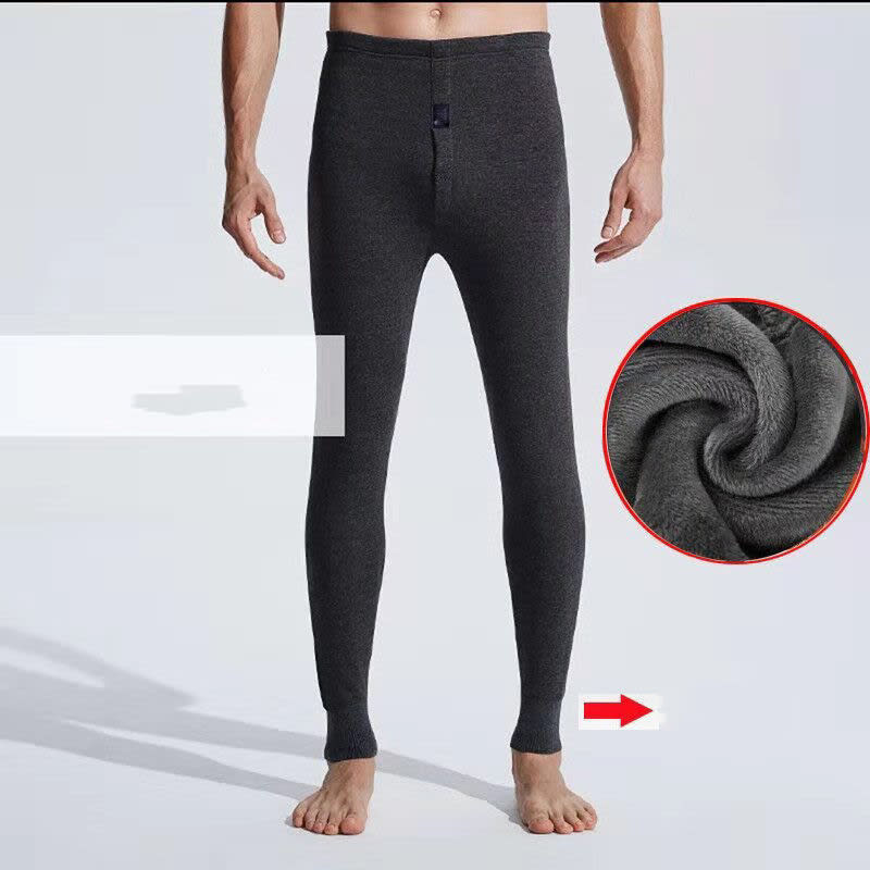 Autumn Middle-aged And Elderly Plus Cashmere Warm Pants view 2