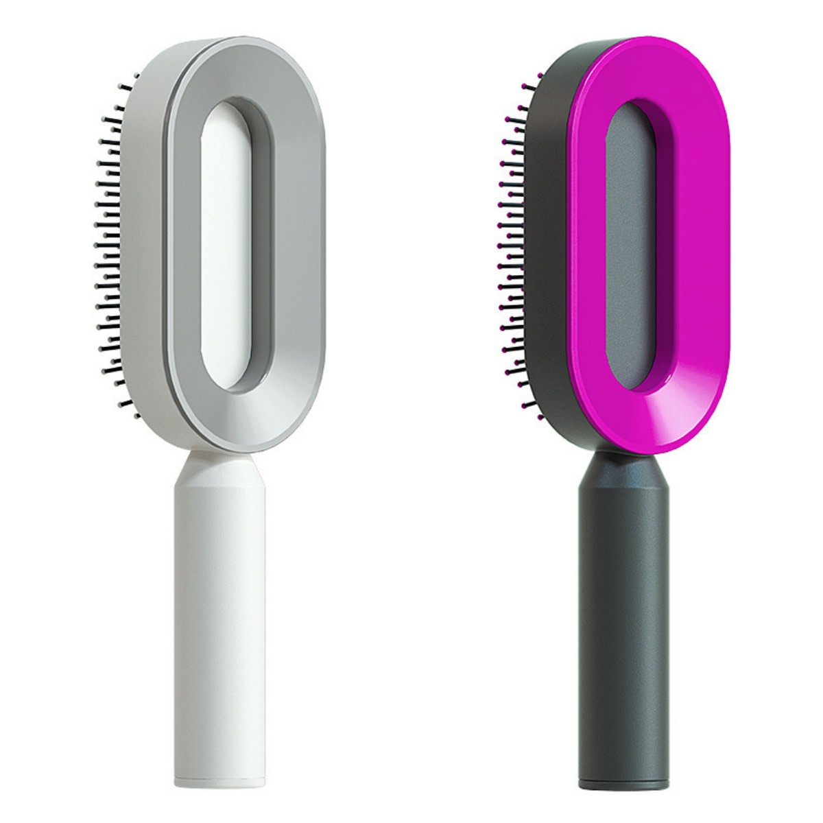 Self Cleaning Hair Brush For Women One-key Cleaning Hair Loss Airbag Massage Scalp Comb Anti-Static Hairbrush view 40