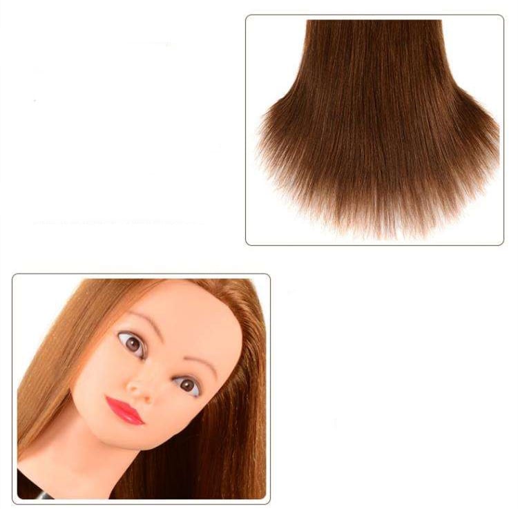 Die Head Hairdressing Real Hair Styling Haircut Perm Dye view 4